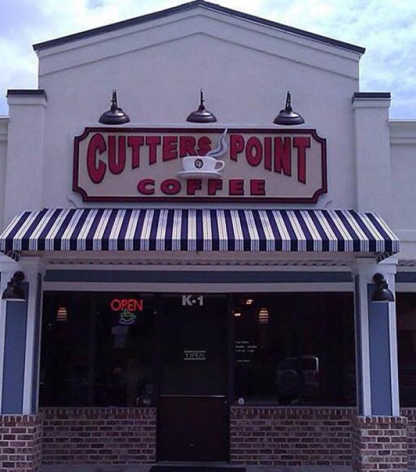 Cutters Point Coffee Sign