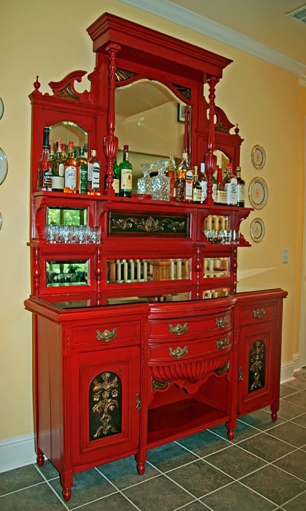 Refinished Antique Hutch